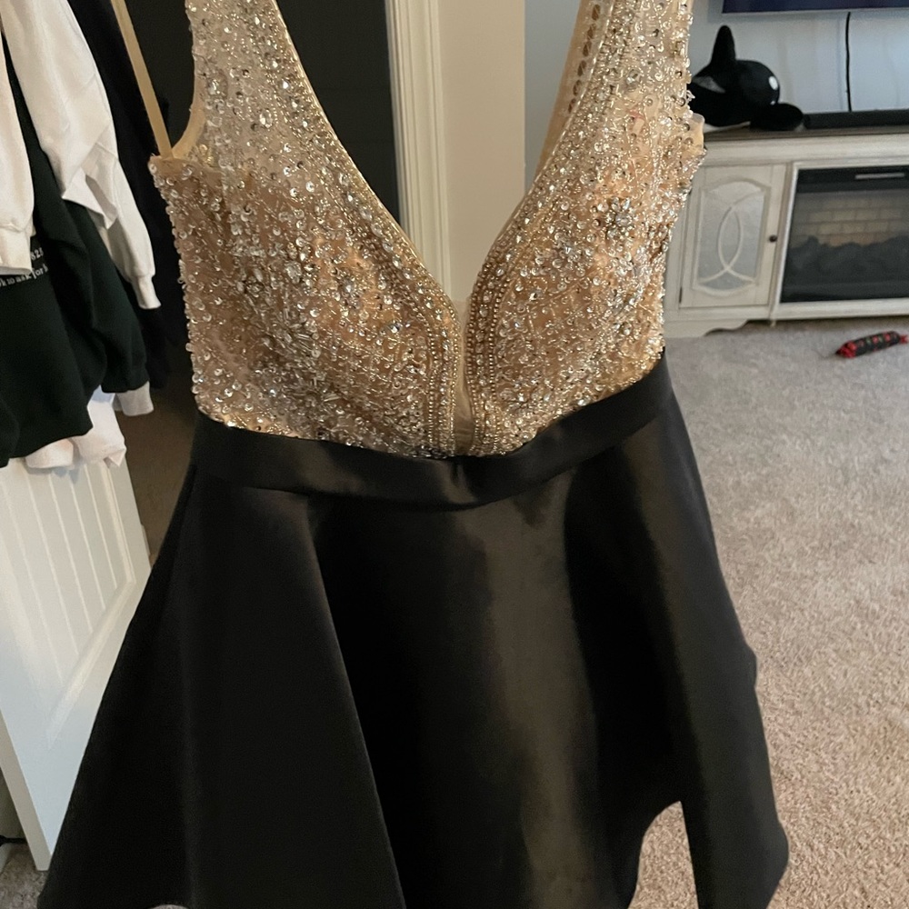 Black JVN by Jovani Cocktail Dress NWT